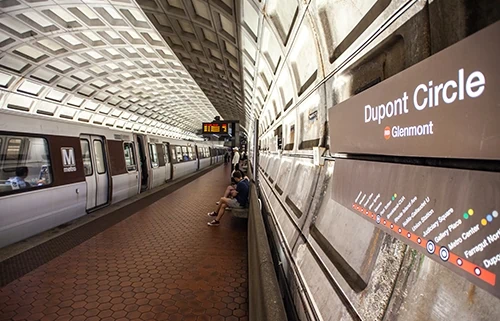Dupont Circle terminal of DC subway
